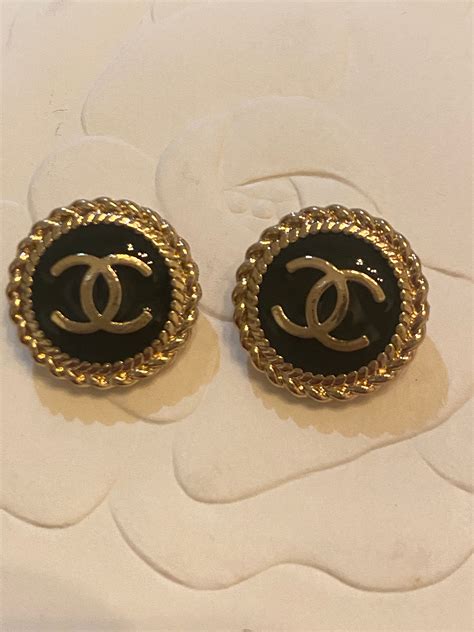 12 chanel buttons for sale|chanel button brooch on ebay.